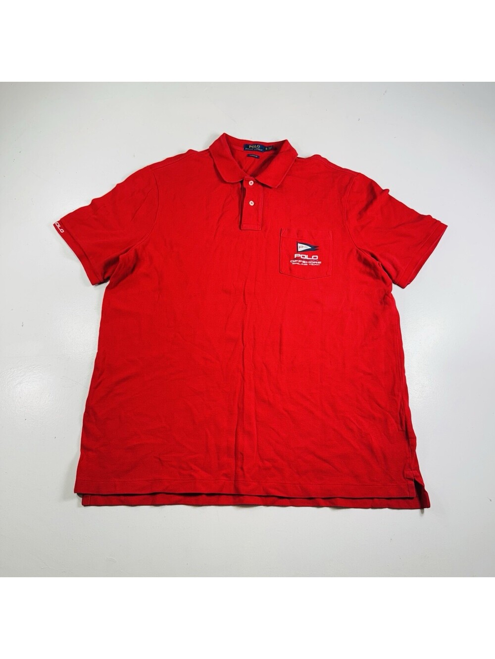 Polo Ralph Lauren Polo Offshore Sailing Team Polo Shirt Red Men’s Size XL